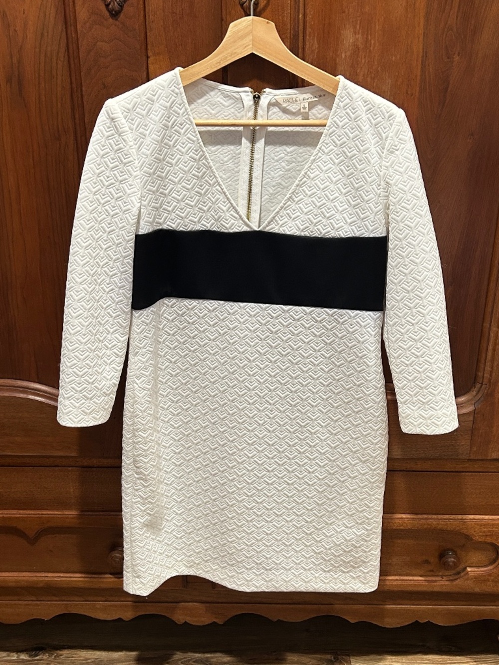 Rachel Roy black and white dress women small